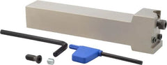 Iscar - MAHP, External, Right Hand, Indexable Grooving Tool Holder - DG.. 2.. Insert Compatibility, 1" Shank Height, 1" Shank Width, 6" OAL - Americas Industrial Supply