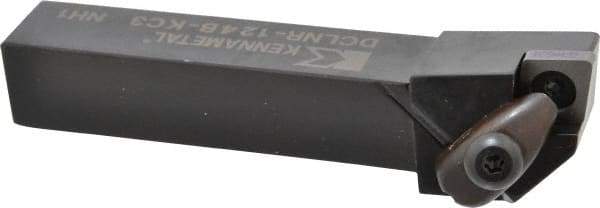 Kennametal - DCLN, Right Hand Cut, 5° Lead Angle, 3/4" Shank Height x 3/4" Shank Width, Negative Rake Indexable Turning Toolholder - 4-1/2" OAL, CN..43. Insert Compatibility, Series Kenclamp - Americas Industrial Supply