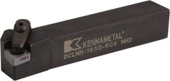 Kennametal - DCLN, Right Hand Cut, 5° Lead Angle, 1" Shank Height x 1" Shank Width, Negative Rake Indexable Turning Toolholder - 6" OAL, CN..54. Insert Compatibility, Series Kenclamp - Americas Industrial Supply