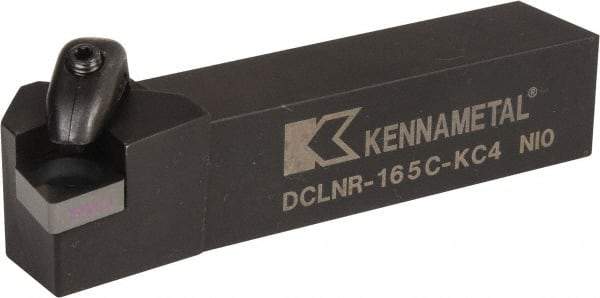 Kennametal - DCLN, Right Hand Cut, 5° Lead Angle, 1" Shank Height x 1" Shank Width, Negative Rake Indexable Turning Toolholder - 5" OAL, CN..54. Insert Compatibility, Series Kenclamp - Americas Industrial Supply