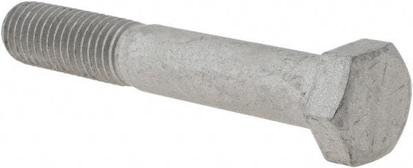 Armor Coat - 5/8-11 UNC, 4" Length Under Head Hex Head Cap Screw - Partially Threaded, Grade 8 Steel, 15/16" Hex - Americas Industrial Supply