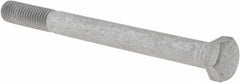 Armor Coat - 5/8-11 UNC, 7" Length Under Head Hex Head Cap Screw - Partially Threaded, Grade 8 Steel, 15/16" Hex - Americas Industrial Supply