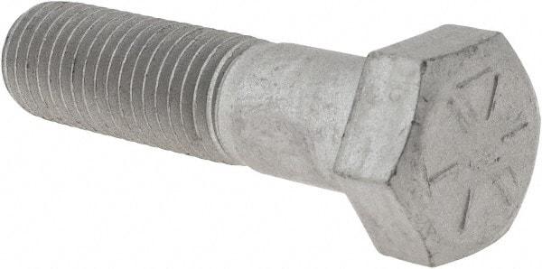 Armor Coat - 3/4-10 UNC, 3" Length Under Head Hex Head Cap Screw - Partially Threaded, Grade 8 Steel, 1-1/8" Hex - Americas Industrial Supply