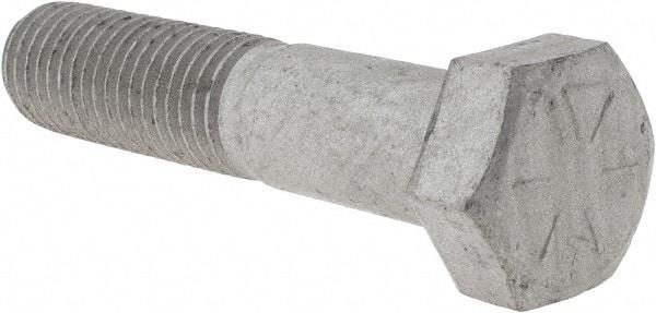 Armor Coat - 3/4-10 UNC, 3-1/2" Length Under Head Hex Head Cap Screw - Partially Threaded, Grade 8 Steel, 1-1/8" Hex - Americas Industrial Supply