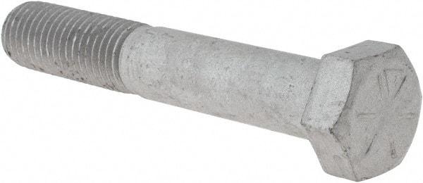 Armor Coat - 3/4-10 UNC, 4-1/2" Length Under Head Hex Head Cap Screw - Partially Threaded, Grade 8 Steel, 1-1/8" Hex - Americas Industrial Supply