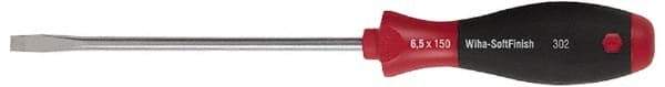 Wiha - Standard Slotted Screwdriver - Ergonomic Handle - Americas Industrial Supply