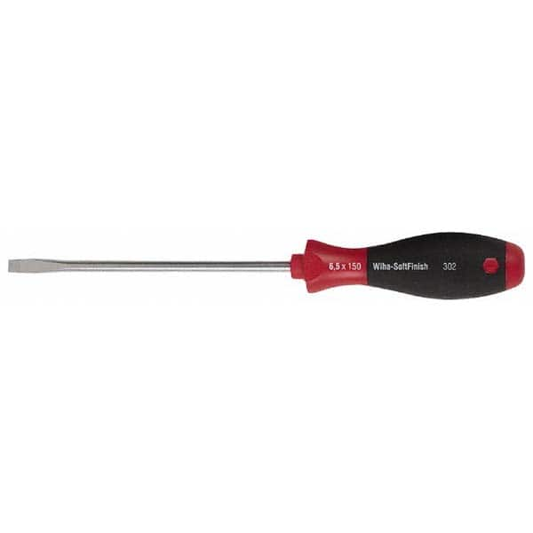 Wiha - 7/32" Blade Width, Standard Slotted Screwdriver - Exact Industrial Supply