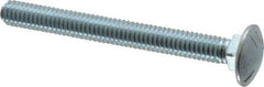 Value Collection - 5/16-18 UNC 3" Length Under Head, Standard Square Neck, Carriage Bolt - Grade 5 Steel, Zinc-Plated Finish - Americas Industrial Supply