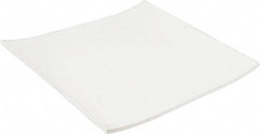 Made in USA - 12" Long, 12" Wide, 1/2" Thick, Neoprene Rubber Foam Sheet - 50 to 60 Durometer, White, -20 to 170°F, 900 psi Tensile Strength, Stock Length - Americas Industrial Supply