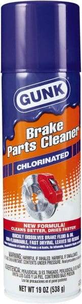 Gunk - Chlorinated Brake Parts Cleaner - 19 oz Aerosol Can - Americas Industrial Supply