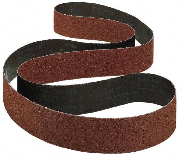 3M - 4" Wide x 168" OAL, Aluminum Oxide Abrasive Belt - Aluminum Oxide, Coarse, Nonwoven, Series SC-BL - Americas Industrial Supply