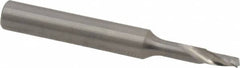 Onsrud - 1/8" Cutting Diam x 1/4" Length of Cut, 1 Flute, Upcut Spiral Router Bit - Uncoated, Right Hand Cut, Solid Carbide, 2" OAL x 1/4" Shank Diam, Single Edge, 21° Helix Angle - Americas Industrial Supply