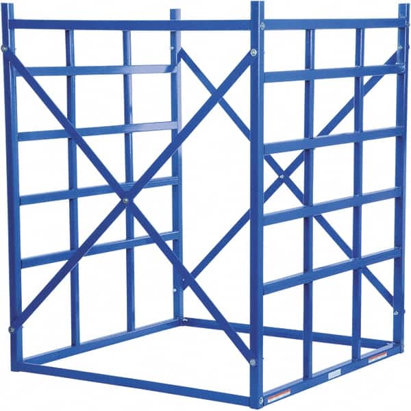 Vestil - 48" Wide, 60" High, Open Shelving Long Bar Pigeon Hole Rack - Steel, 48" Deep - Americas Industrial Supply