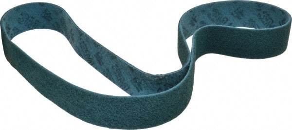 3M - 2" Wide x 60" OAL, Aluminum Oxide Abrasive Belt - Aluminum Oxide, Very Fine, Nonwoven, Series SC-BL - Americas Industrial Supply