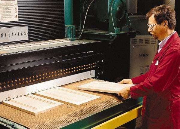 3M - 52" Wide x 103" OAL, 220 Grit, Aluminum Oxide Abrasive Belt - Aluminum Oxide, Very Fine, Coated, F Weighted Paper Backing, Series 466UZ - Americas Industrial Supply