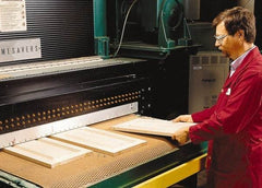 3M - 37" Wide x 75" OAL, 80 Grit, Ceramic Abrasive Belt - Ceramic, Medium, Coated, YF Weighted Cloth Backing, Wet/Dry, Series 777F - Americas Industrial Supply