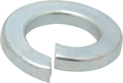 Value Collection - 1/2", 1/8" Thick Split Lock Washer - Grade 2 Steel, Zinc-Plated Finish, 0.502" Min ID, 0.512" Max ID, 0.779" Min OD, 0.869" Max OD - Americas Industrial Supply
