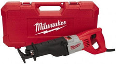 Milwaukee Tool - 3,000 Strokes per Minute, 3/4 Inch Stroke Length, Electric Reciprocating Saw - 120 Volts, 12 Amps - Americas Industrial Supply