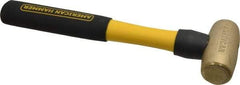 American Hammer - 2 Lb Head Nonmarring Mallet - 12" OAL, 11" Long Fiberglass Handle - Americas Industrial Supply