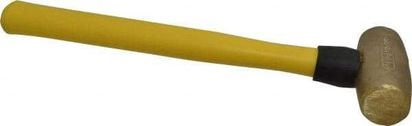 American Hammer - 3 Lb Head Nonmarring Mallet - 14-1/2" OAL, 13" Long Fiberglass Handle - Americas Industrial Supply