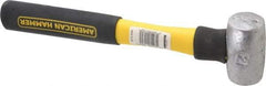 American Hammer - 2 Lb Head Nonmarring Mallet - 9-1/2" OAL, 8" Long Fiberglass Handle - Americas Industrial Supply