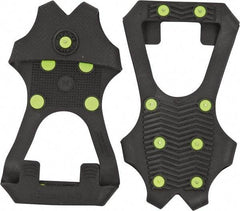 Winter Walking - Size 5-6.5, (Women's Size 4.5-6) Overboot Cleat - Tungsten Carbide Stud Traction, Black - Americas Industrial Supply
