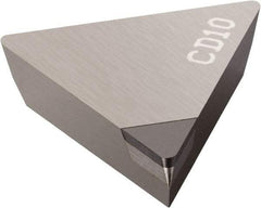 Sandvik Coromant - TPUN321 FP Grade CD10 Polycrystalline Diamond (PCD) Turning Insert - Uncoated, 60° Triangle, 3/8" Inscr Circle, 1/8" Thick, 1/64" Corner Radius - Americas Industrial Supply