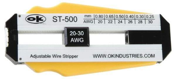 Jonard Tools - 30 to 20 AWG Capacity Precision Wire Stripper - Polycarbonate Handle - Americas Industrial Supply