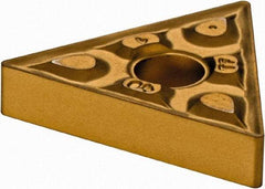 Iscar - TNMG321 TF Grade IC9250 Carbide Turning Insert - TiCN/Al2O3 Finish, 60° Triangle, 3/8" Inscr Circle, 1/8" Thick, 1/64" Corner Radius - Americas Industrial Supply