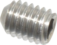 Value Collection - M3x0.50 Metric Coarse, 4mm OAL, Cup Point Set Screw - Grade 18-8 & Austenitic A2 Stainless Steel, 1.5mm Key - Americas Industrial Supply