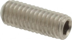 Value Collection - M3x0.50 Metric Coarse, 8mm OAL, Cup Point Set Screw - Grade 18-8 & Austenitic A2 Stainless Steel, 1.5mm Key - Americas Industrial Supply
