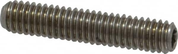 Value Collection - M4x0.70 Metric Coarse, 20mm OAL, Cup Point Set Screw - Grade 18-8 & Austenitic A2 Stainless Steel, 2mm Key - Americas Industrial Supply