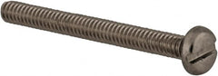 Value Collection - M2x0.40 Metric Coarse, 20mm Length Under Head Slotted Drive Machine Screw - Pan Head, Grade 18-8 & A2 Stainless Steel, Uncoated, Without Washer - Americas Industrial Supply