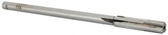 Made in USA - Letter R Carbide-Tipped 4 Flute Chucking Reamer - Straight Flute, 9/32" Straight Shank, 1-1/2" Flute Length, 6" OAL - Americas Industrial Supply