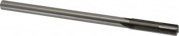 Made in USA - Letter Z Carbide-Tipped 4 Flute Chucking Reamer - Straight Flute, 3/8" Straight Shank, 1-3/4" Flute Length, 7" OAL - Americas Industrial Supply