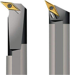 Seco - 40mm Min Bore Diam, 250mm OAL, 32mm Shank Diam, A-PVLN Indexable Boring Bar - 50mm Max Bore Depth, VNMU 1304.. Insert, Pin Holding Method - Americas Industrial Supply