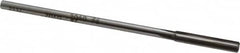 Made in USA - #6 Carbide-Tipped 4 Flute Chucking Reamer - Straight Flute, 11/64" Straight Shank, 1-1/8" Flute Length, 4-1/2" OAL - Americas Industrial Supply