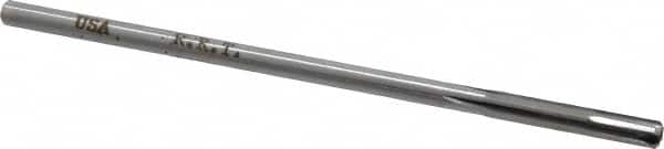 Made in USA - #14 Carbide-Tipped 4 Flute Chucking Reamer - Straight Flute, 11/64" Straight Shank, 1-1/8" Flute Length, 4-1/2" OAL - Americas Industrial Supply