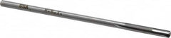 Made in USA - #14 Carbide-Tipped 4 Flute Chucking Reamer - Straight Flute, 11/64" Straight Shank, 1-1/8" Flute Length, 4-1/2" OAL - Americas Industrial Supply