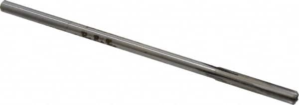 Made in USA - #18 Carbide-Tipped 4 Flute Chucking Reamer - Straight Flute, 0.151" Straight Shank, 1" Flute Length, 4" OAL - Americas Industrial Supply
