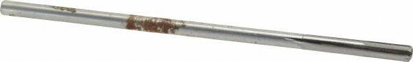 Made in USA - #20 Carbide-Tipped 4 Flute Chucking Reamer - Straight Flute, 0.151" Straight Shank, 1" Flute Length, 4" OAL - Americas Industrial Supply