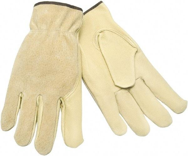 MCR Safety - Size L General Protection Work Gloves - For Work & Driver, Uncoated, Natural, Paired - Americas Industrial Supply