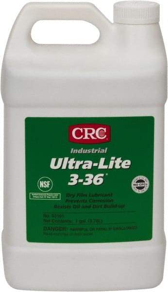 CRC - 1 Gal Bottle Dry Film Lubricant - Amber, -40°F to 300°F, Food Grade - Americas Industrial Supply