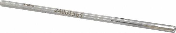 Made in USA - 0.1565" Carbide-Tipped 4 Flute Chucking Reamer - Americas Industrial Supply