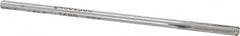 Made in USA - 0.158" Carbide-Tipped 4 Flute Chucking Reamer - Straight Flute, 0.151" Straight Shank, 1" Flute Length, 4" OAL - Americas Industrial Supply