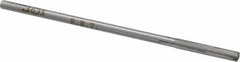 Made in USA - 0.1635" Carbide-Tipped 4 Flute Chucking Reamer - Straight Flute, 0.151" Straight Shank, 1" Flute Length, 4" OAL - Americas Industrial Supply
