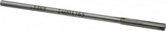 Made in USA - 0.1765" Carbide-Tipped 4 Flute Chucking Reamer - Straight Flute, 0.151" Straight Shank, 1" Flute Length, 4" OAL - Americas Industrial Supply