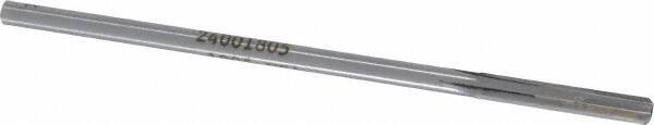 Made in USA - 0.1805" Carbide-Tipped 4 Flute Chucking Reamer - Straight Flute, 11/64" Straight Shank, 1-1/8" Flute Length, 4-1/2" OAL - Americas Industrial Supply