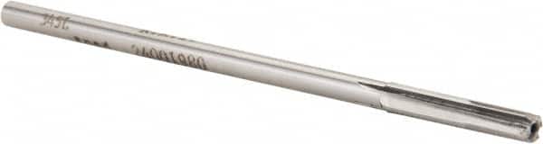 Made in USA - 0.198" Carbide-Tipped 4 Flute Chucking Reamer - Straight Flute, 11/64" Straight Shank, 1-1/8" Flute Length, 4-1/2" OAL - Americas Industrial Supply