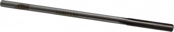Made in USA - 0.2195" Carbide-Tipped 4 Flute Chucking Reamer - Straight Flute, 13/64" Straight Shank, 1-1/4" Flute Length, 5" OAL - Americas Industrial Supply
